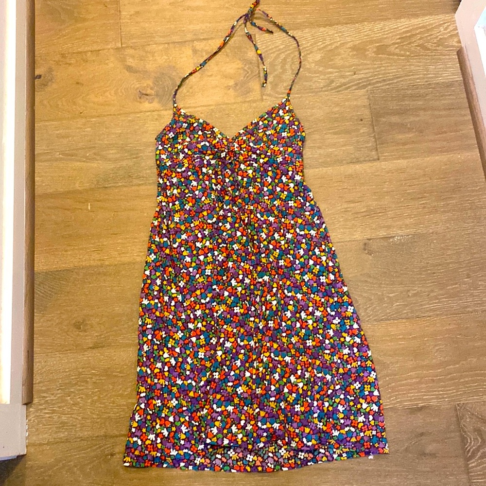 NWOT Divided by H&M Floral Hippie Retro Vintage Boho Coverup Dress 6 Small S